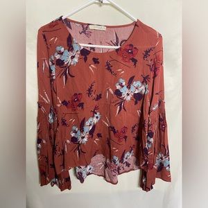 Illa Illa by Anthropologie Boho Blouse